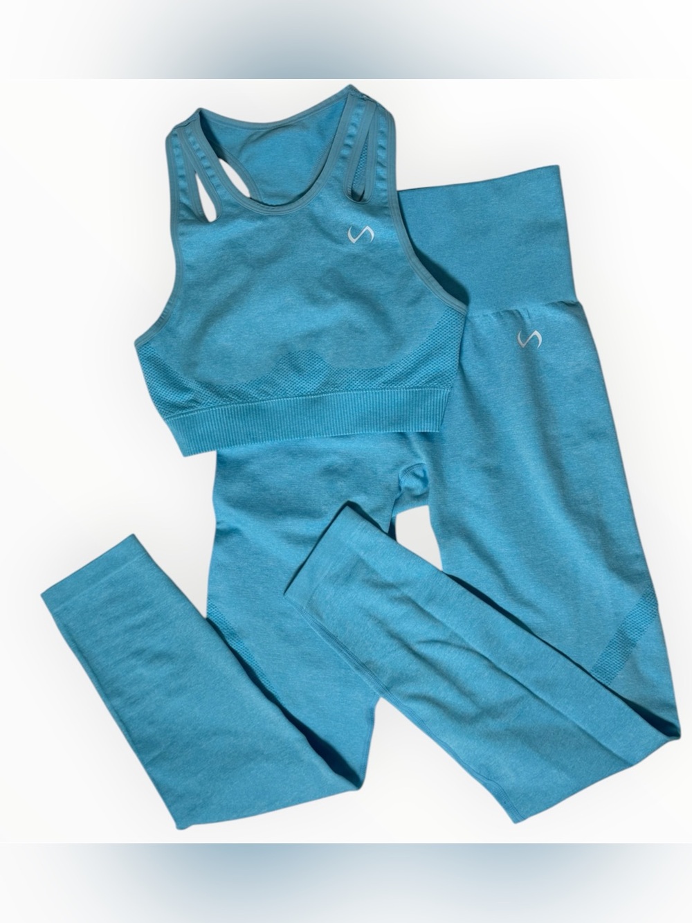 TLF React Teal Seamless Sports Bra and Leggings - Everyday Active